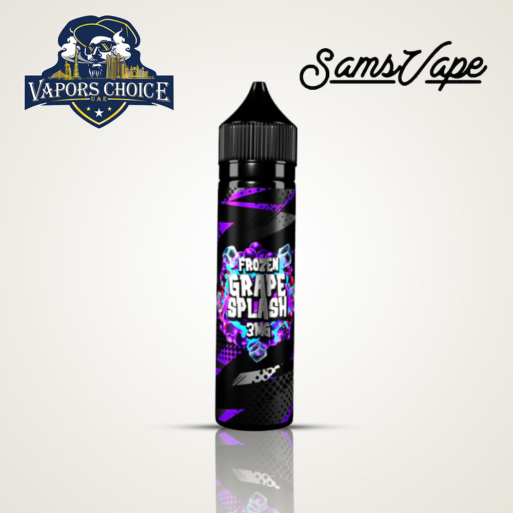 SAMS VAPE Premium E-Liquids  60ML & 120ML Juice (FROZEN SERIES) Grape Splash UAE Al Ain